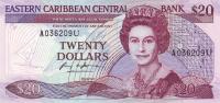 Gallery image for East Caribbean States p24u: 20 Dollars